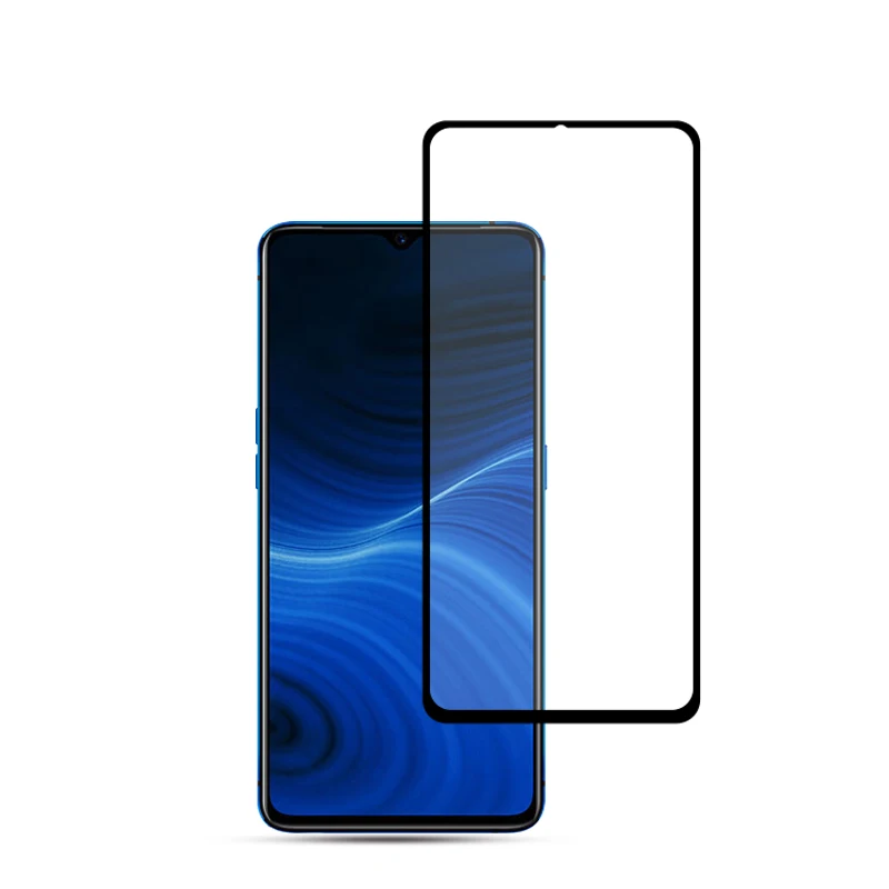 
Wholesale mobile phone tempered glass for OPPO Realme 6 glass full glue 2.5D premium quality screen protector 