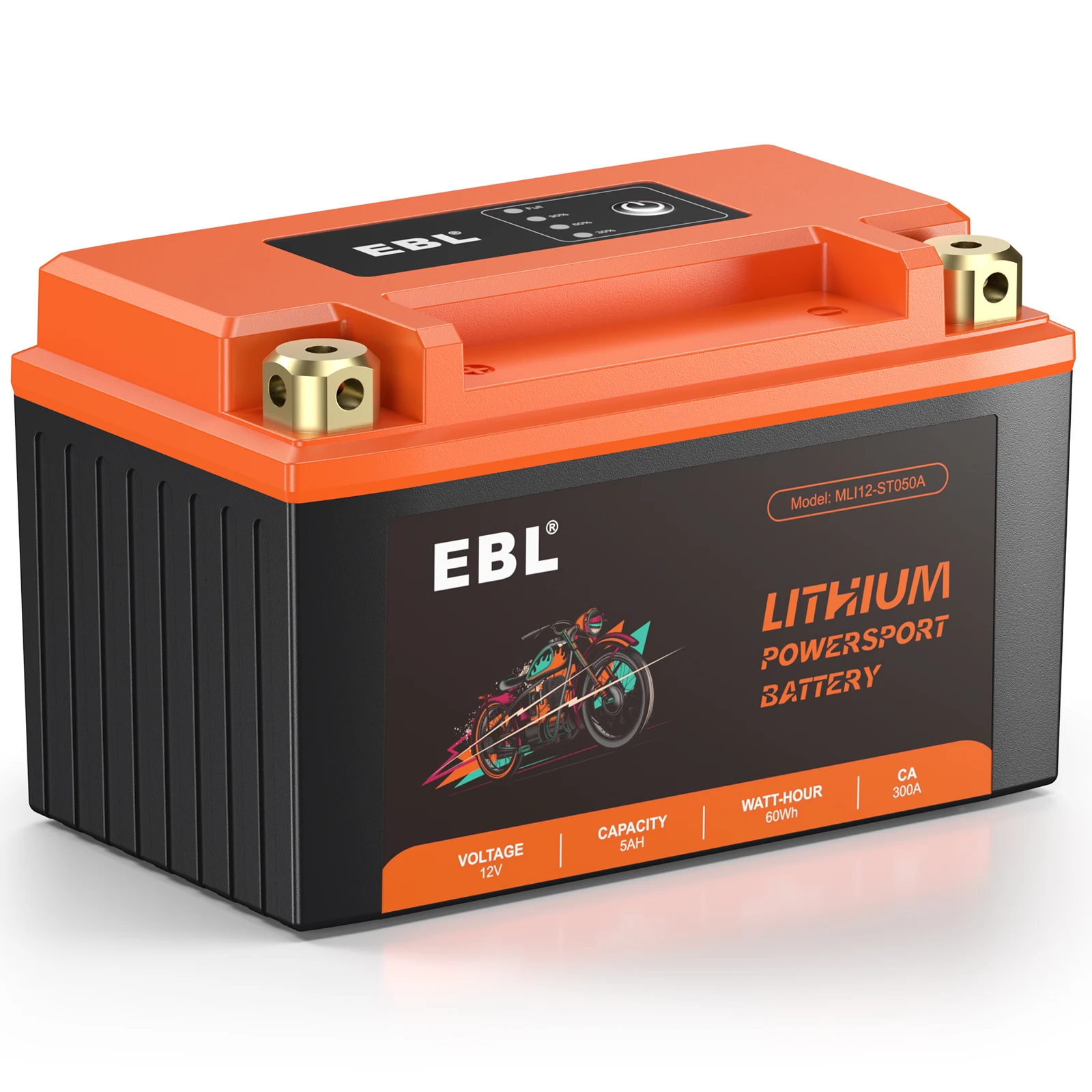 EBL 12V 5Ah Электрический мотоцикл Мобильный Аккумулятор Lifepo4 5000mAh литиевая перезаряжаемая сменная батарея для мотоцикла