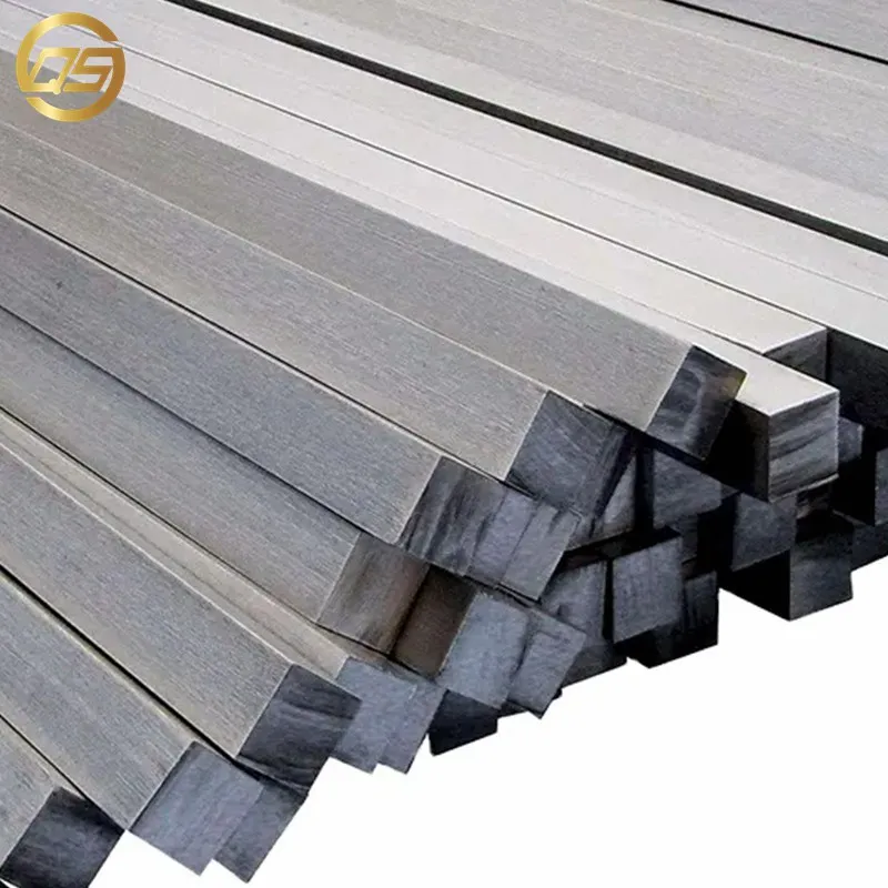 Hot Sale 201 304 316 304l 316l  430 stainless steel square bar