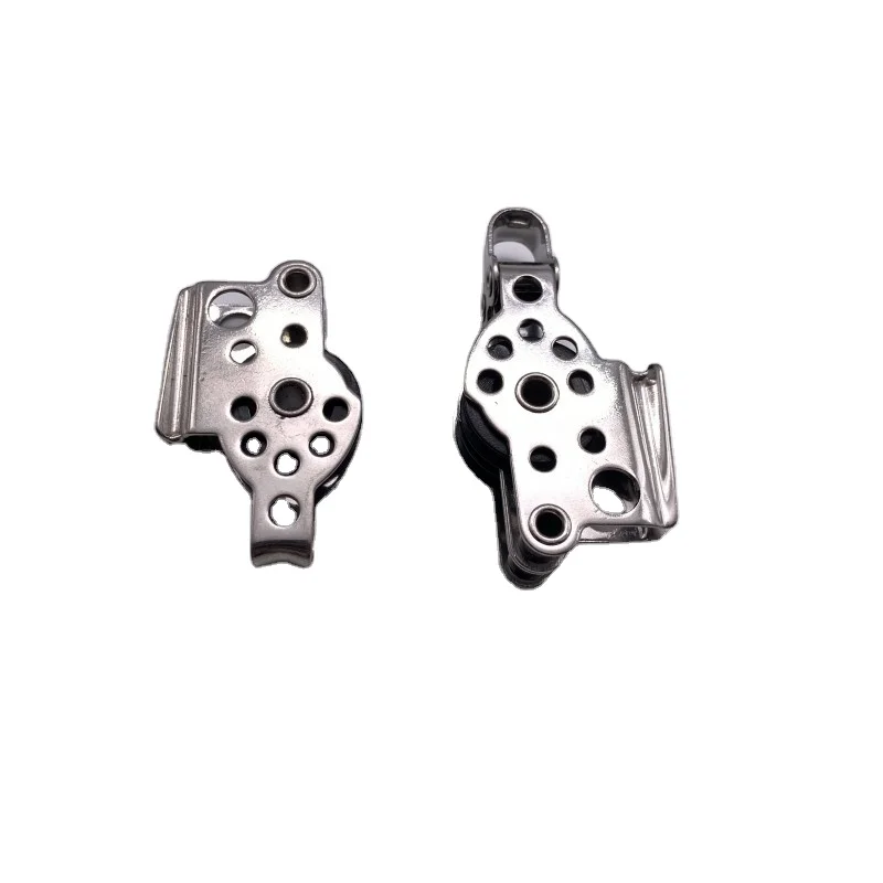 316 Stainless Steel Mini Pulley Sailing Pulley Kayak Canoe Sailboat Nylon Pulley