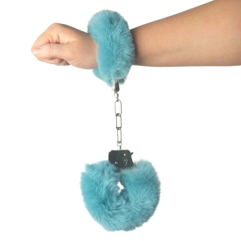 made in china stainless steel metal fur handcuff gadget adult game hen party sex toys cosplay kub taiwan handcuffs for prop