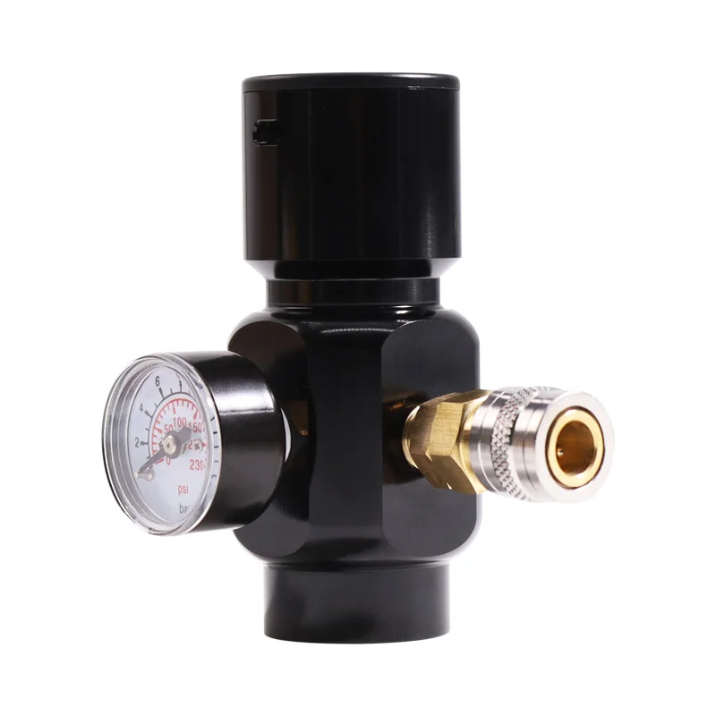 Low Pressure Regulator 0-130psi Portable Air or  CO2 Regulator for Pneumatic Tools Including Nailers, Staplers, Caulking