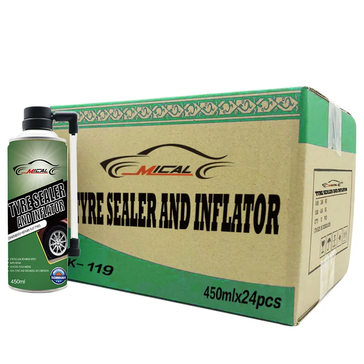 OEM Aerosol Emergency Use Tire Spray Sealant Inflator Puncture Repair for motor bike tubeless ygp tire sealant and inflator