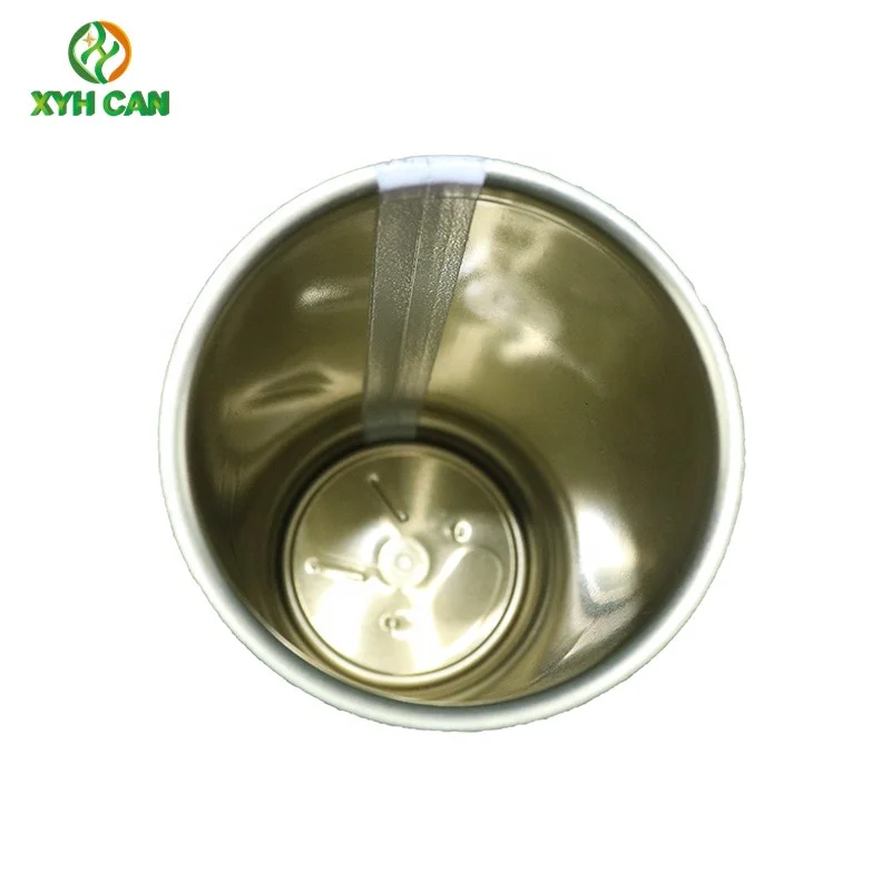 Food grade 245ml beverage cans with CMYK printing empty tin cans for drinks