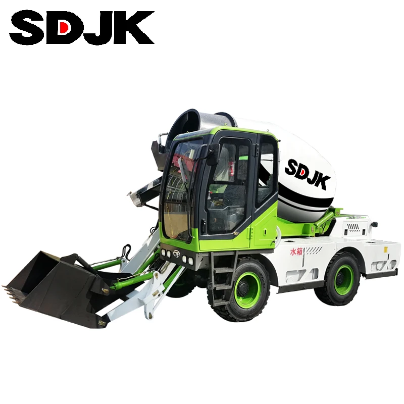 
Hydraulic Mini 4m3 Self Propelled Concrete Mixer Loader For Sale 