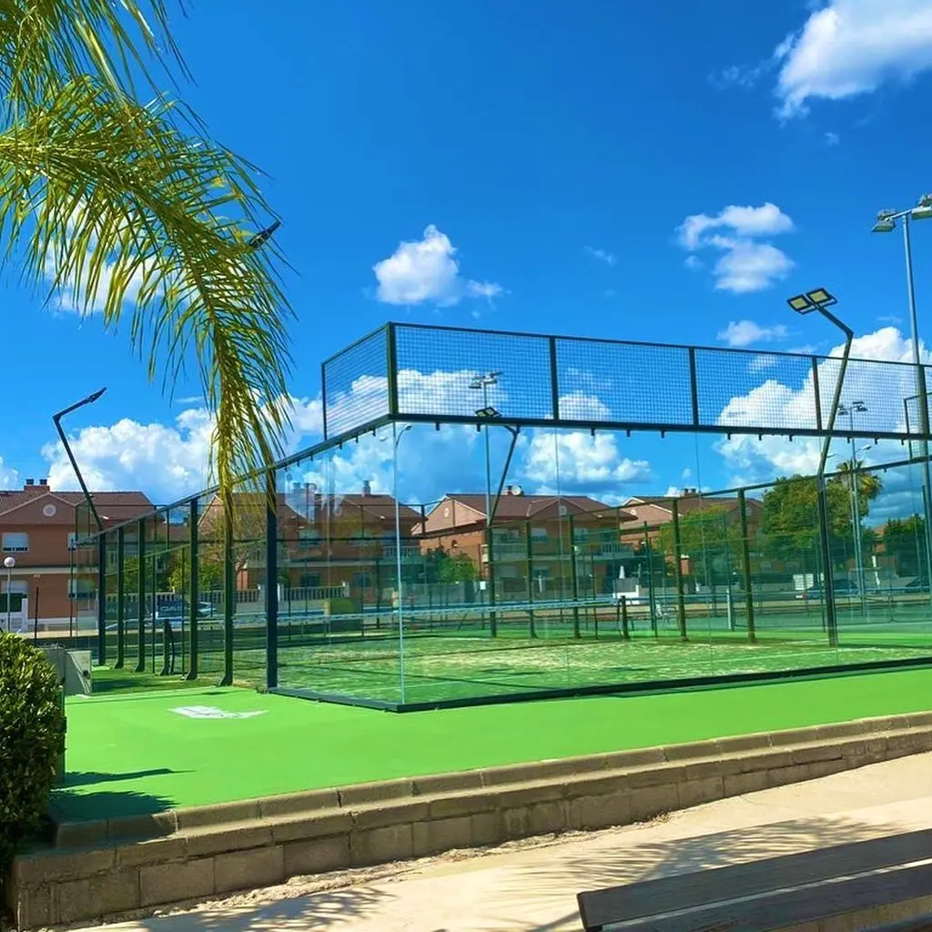 Factory Supplier Padel Court Panoramic Paddle Tennis Court Complete Court Field Canchas De Padel