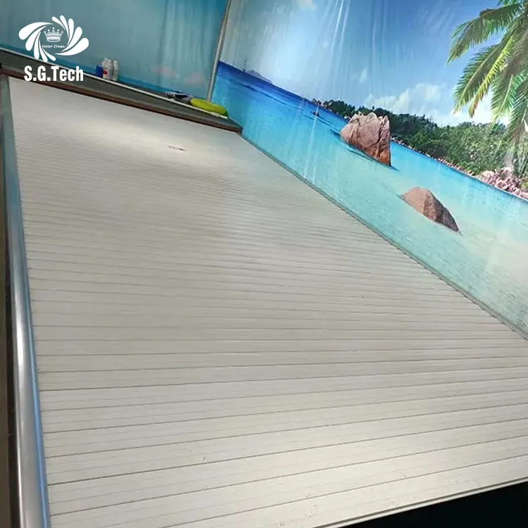 Water Crown Automatic High Quality Rolling Shutter Durable Pool Cover for Pools Jacuzzis Spas-Sturdy Pool Cover Equipment