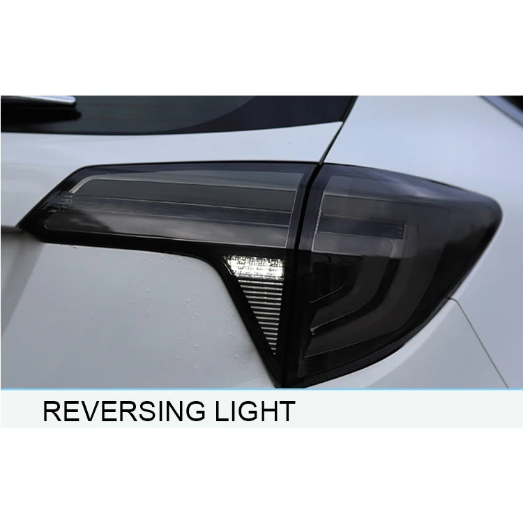 Tail Lamp Led Tail Light For Honda HRV VEZEL 2015 - 2020 Upgraded With LED Steering Light Brake Light