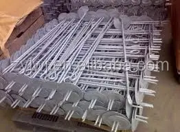 Helix galvanized earth anchor