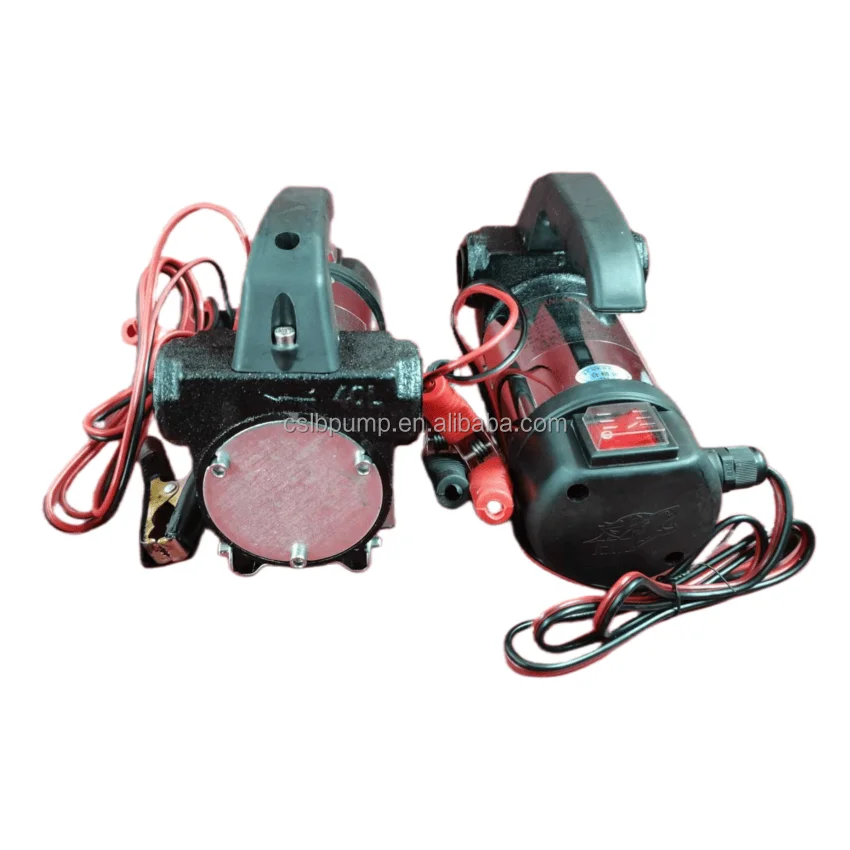 Oil pump 12v24v rotary diesel pump small fully automatic self-priming pump refueling machine outdoor vehicle refueling artifact