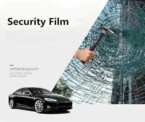 Safety & Security Window Film Anti Shatter Clear Glass Protection Bomb Film