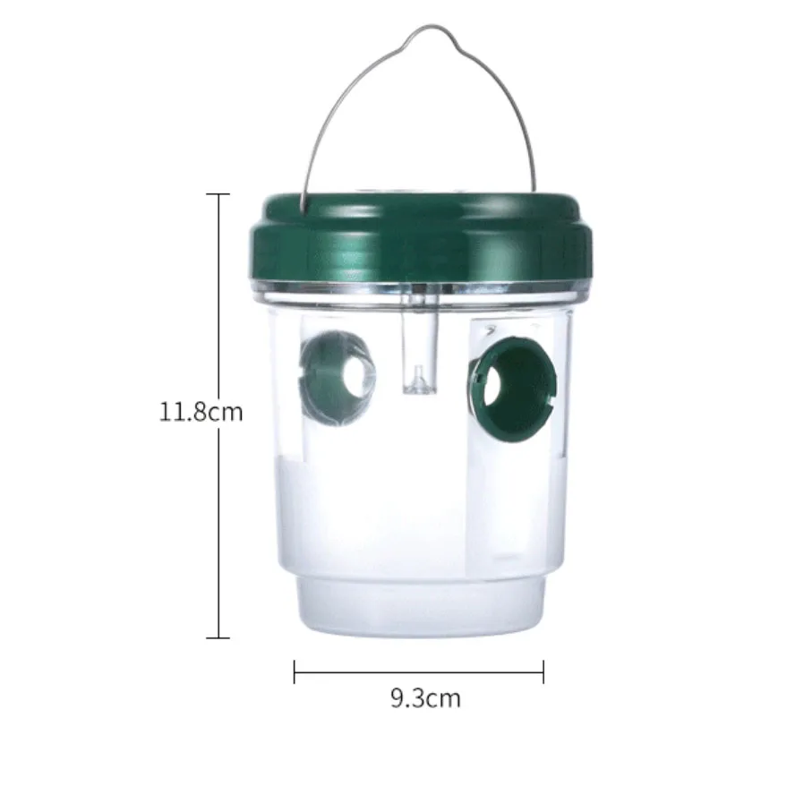 New Design Plastic Fruit Fly Traps Solar Powered Luminescence High Quality Waterproof Fly Trap For Pest Killing