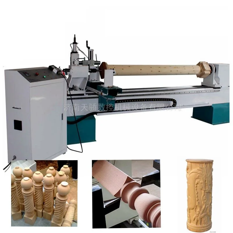 Factory Direct Sales Direct Variable Speed TJ-2530 Fast Tianjiao 4 axis wood turning machine cnc wood lathe 3 axis machine