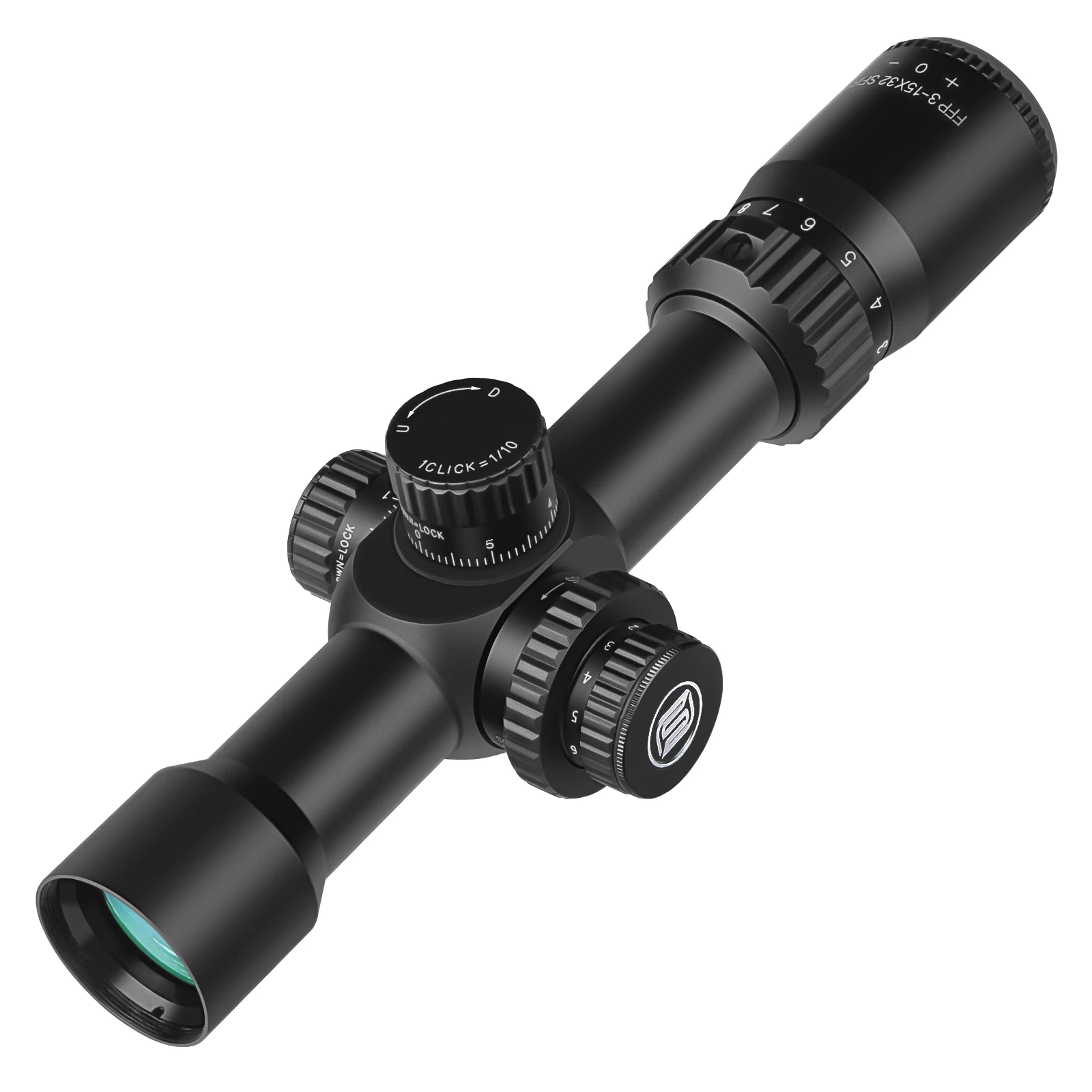 3-15x32 Side Focus Illuminated First Focal Plane Waterproof Shockproof Fogproof Scope Hunting Optical Sight