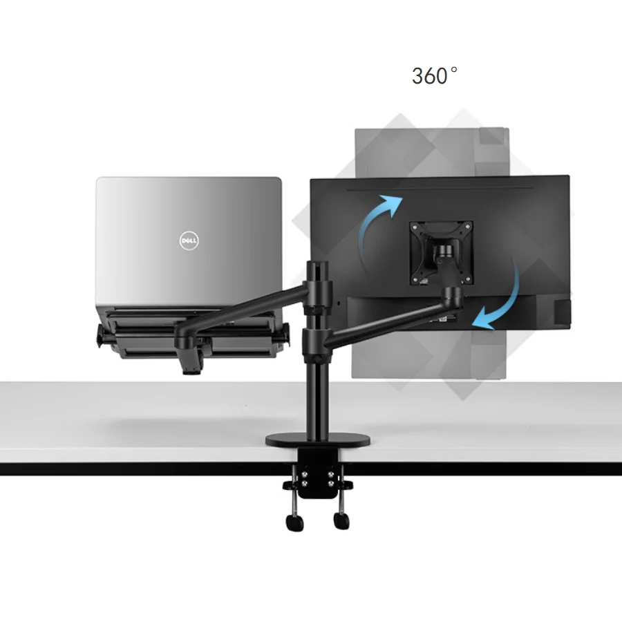 Other Computer Accessories Design Durable Adjustable Stable 8kg Loading Double Dual Monitor Arm Mount Stand