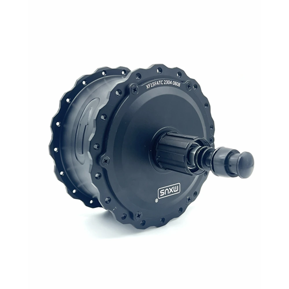 MXUS Fat Tire Ebike Kit Waterproof Electric Bicycle  Cassette Hub Motor Wheel Conversion Kit 48V750W with LCD Display Meter IP65