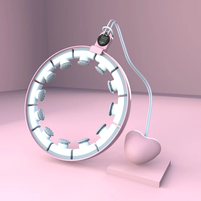 
Womagic Fitness Detachable Adjustable Loss Weight smart hoola Hoop with Exercise Ball 