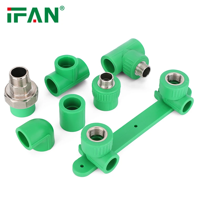 IFAN Heat Resistant Plastic PPR Elbow Threaded Adaptor PPR Pipes and Fittings