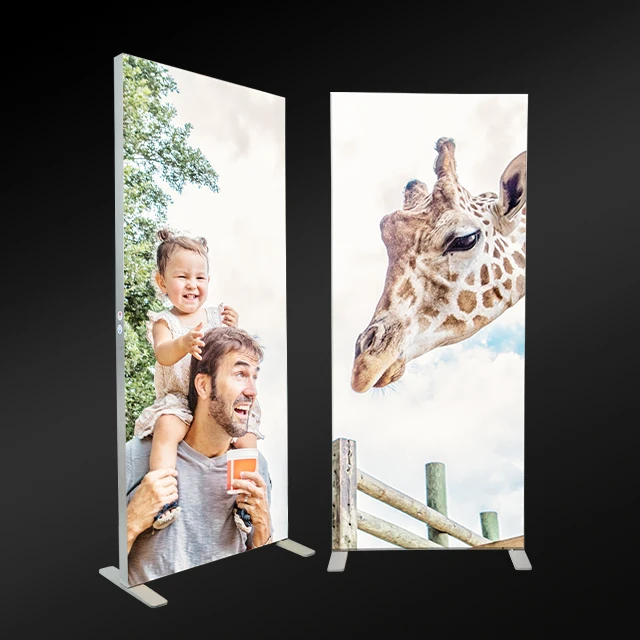 LingTong High Quality Signage Outdoor Seg Light Box Aluminum Profile Advertising Display Fabric Led Lightbox
