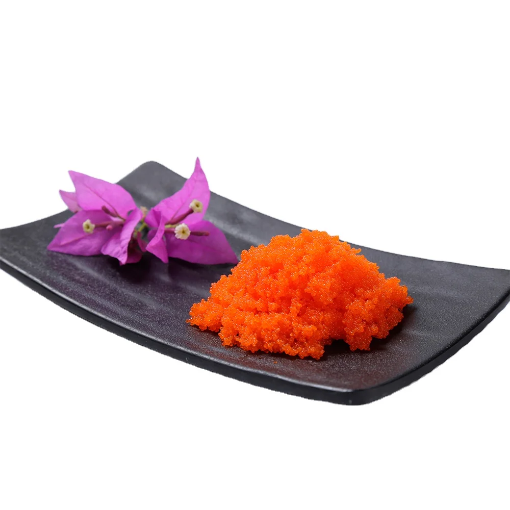 
FROZEN SEASONED FLYING FISH ROE Original factory tobiko 