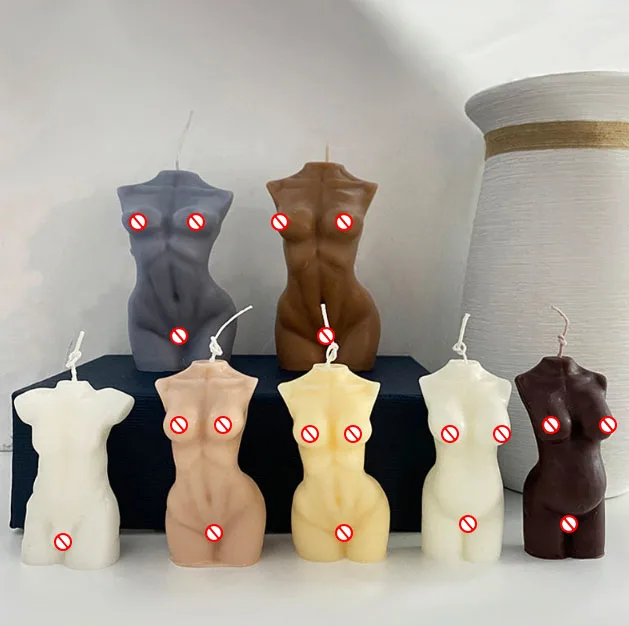 LARGE Curvy Body Candle Woman Plus Size Fat Venus Goddess Figure Candle