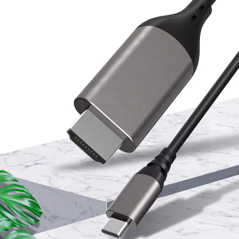 
4K(4096*2160) 60Hz Use For SAMSUNG HUAWEI PC USB Type C to HDTV cable /USB C to HDtv cable/ 1.8 M USB type-C HDTV adapter 
