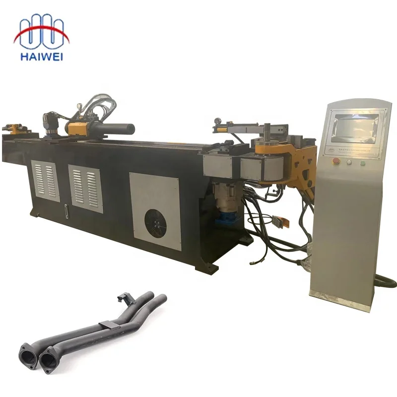 CNC Automatic Electric Exhaust Hydraulic Metal Ms Aluminum Copper Stainless Steel Square SS Tube Pipe Bending machine price