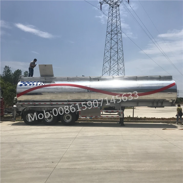 Полуприцеп топливного бака из алюминиевого сплава ARAMCO ADR DOT SASO 42000L