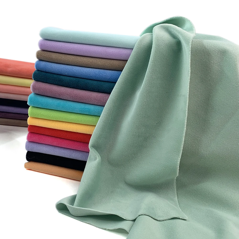 1mm pile Cotton Doll Skin Fabric Factory Special Skin Color Fabric Crystal Super Soft Short Plush fabric Diy Handmade Cloth