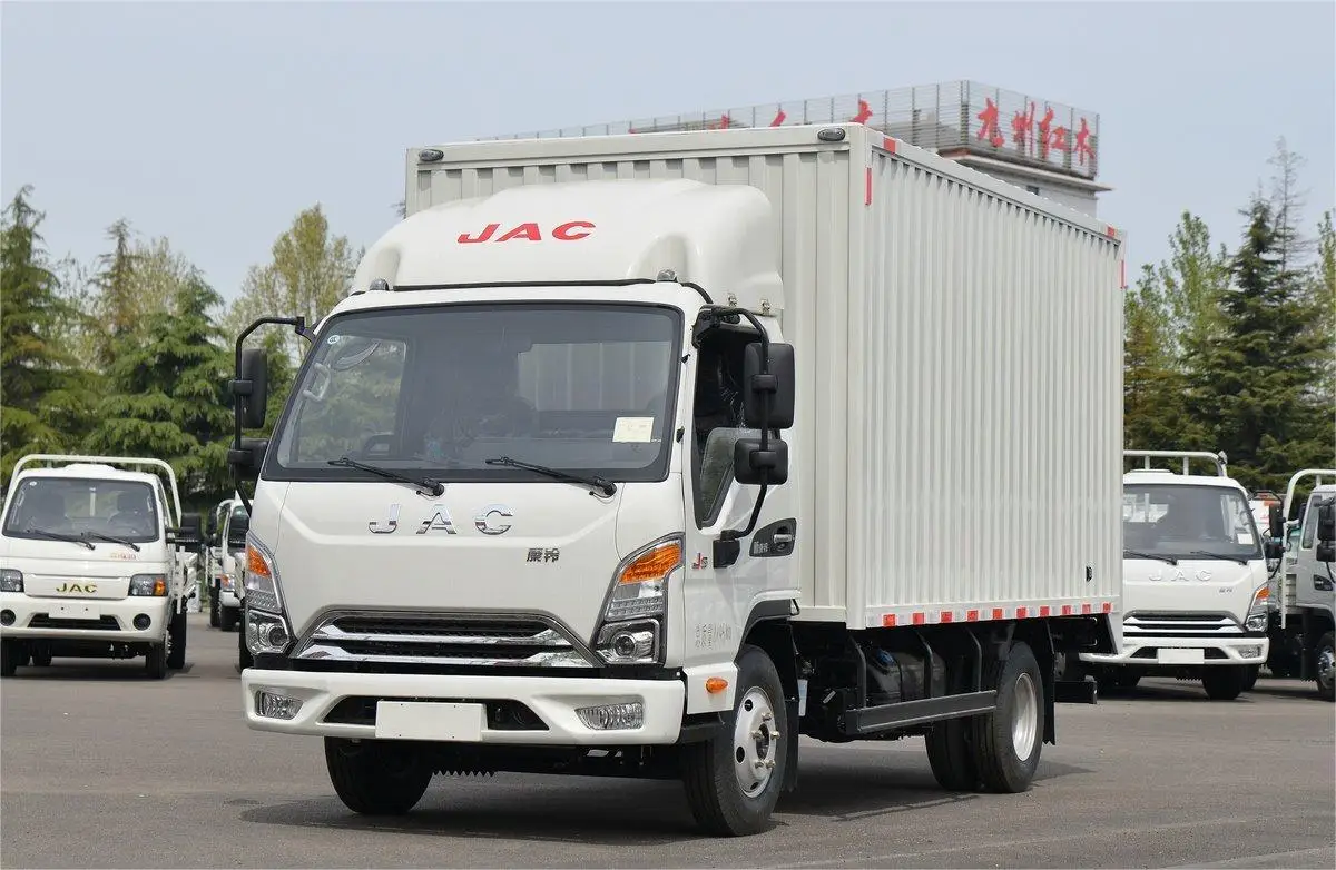 Новый JAC 4*2 4ton Фургон Грузовик Левый ручной привод 132hp грузовой грузовик 6 колес 10/20/30 тонн мини для продажи