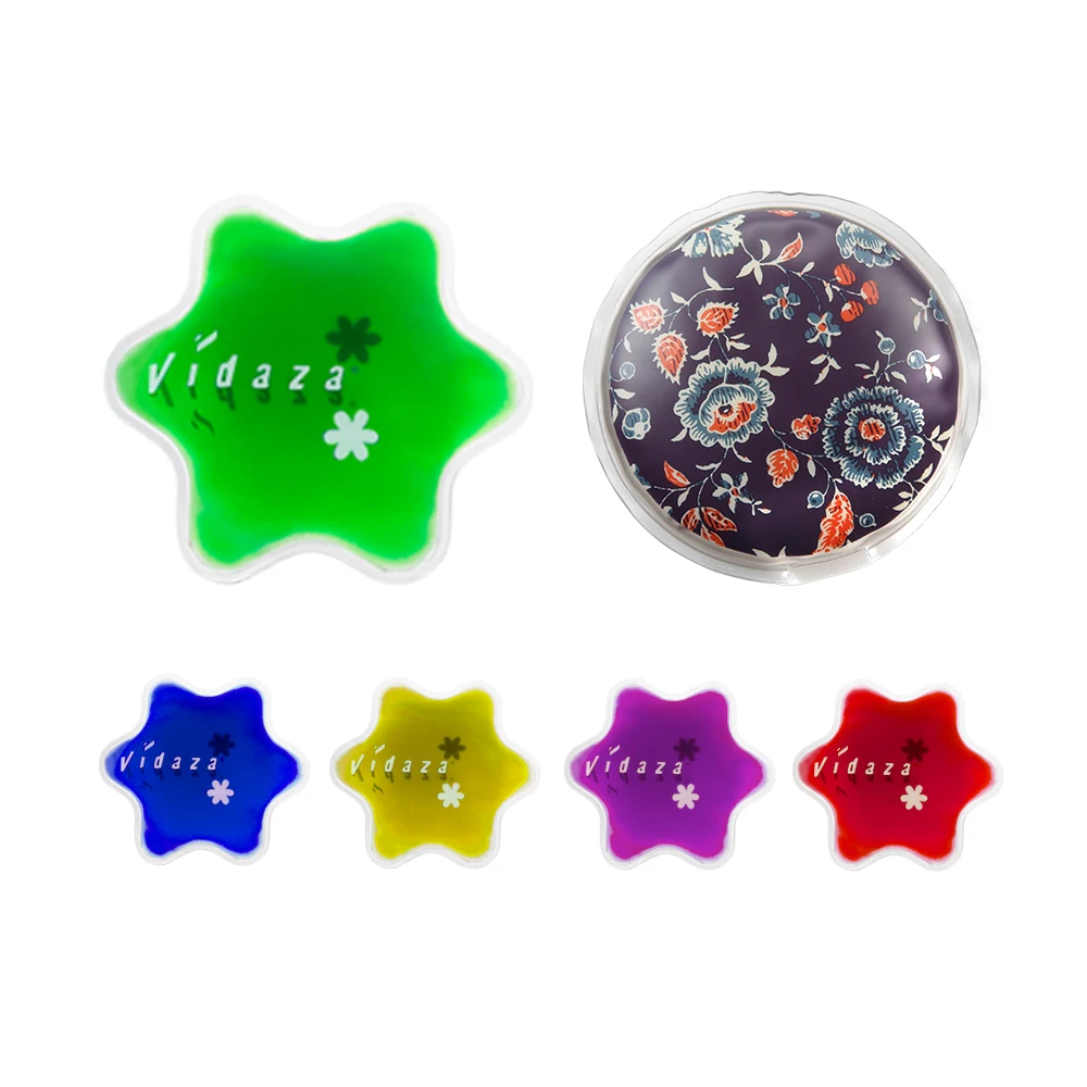 Promotional Various Colors Round PVC Knee Neck Ice Pack Hot Pack for Therapy