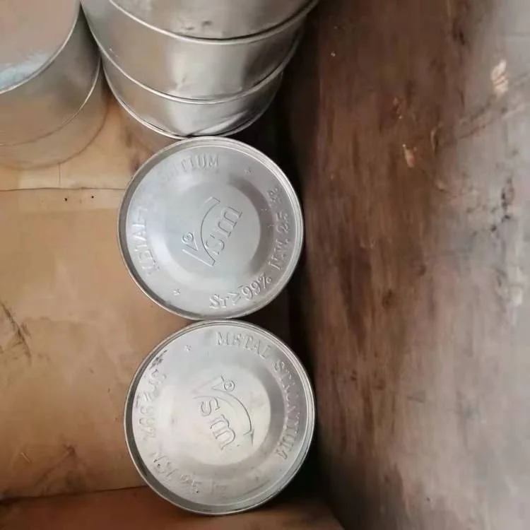 Strontium metal Sr 99%