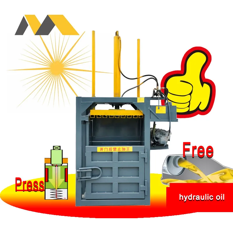 Hydraulic Waste Paper Bailing Machine Plastic Bottle Baler Machine Baling Press Machine