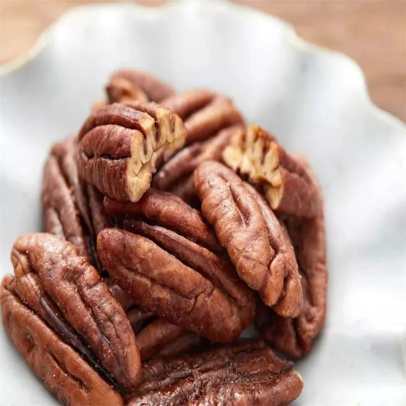 Ready to Ship Pecan Nuts High Quality Grade Roasted Pecan Pieces in 10kg Bulk and Vacuum bag