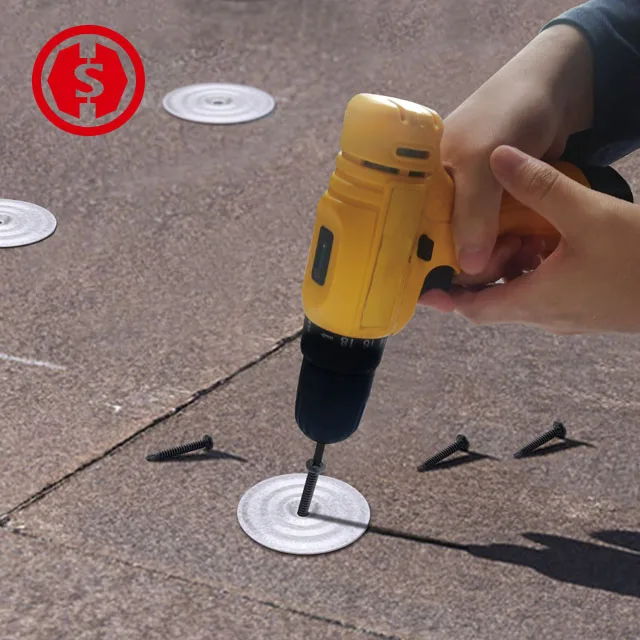 Factory wholesale Custom roofing Fasteners Accessories Metal Steel Galvanized Screw For PVC/TPO/EPDM Roofing Sheet with plate