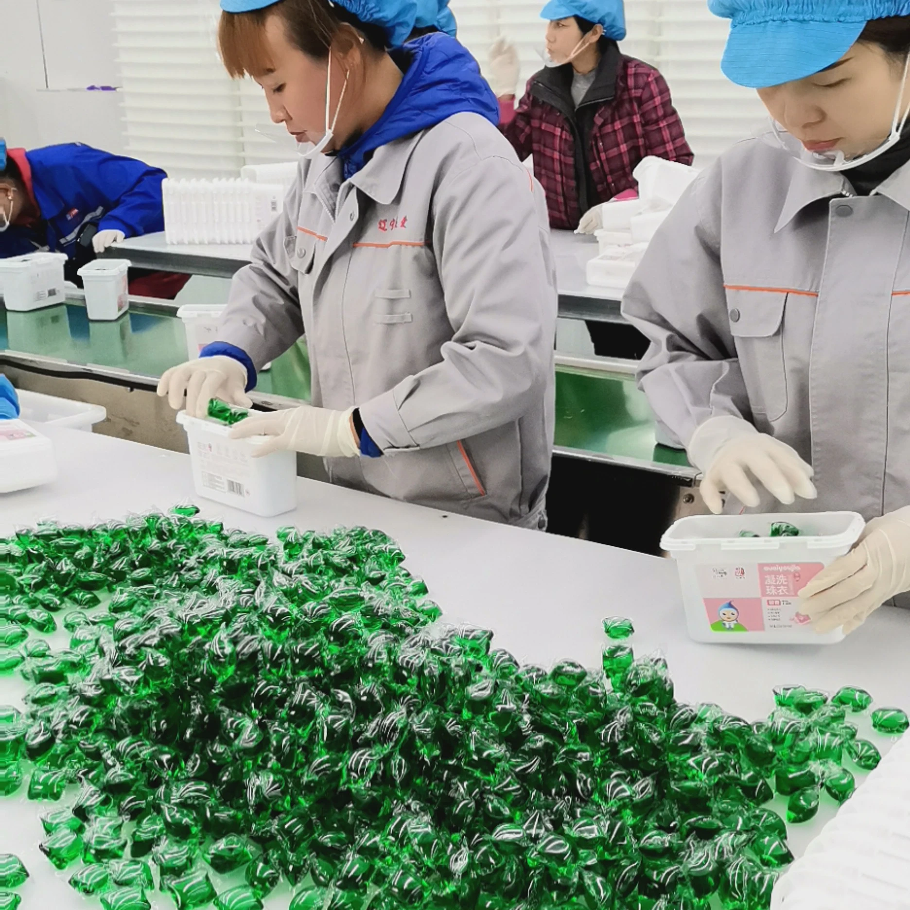 Water Soluble 3in1 Soap Liquid Laundry Detergent Pods For Washing Clothes