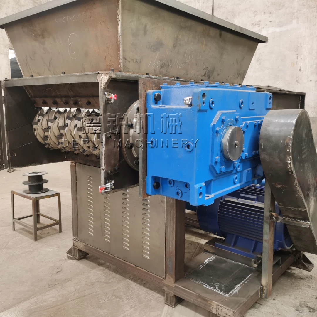 Chinese plastic shredder machine single shaft clothes shredder soft plastic crusher for sale