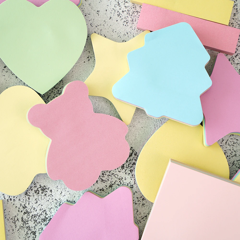 Wholesale cute Student office stationery for colors sticky notes