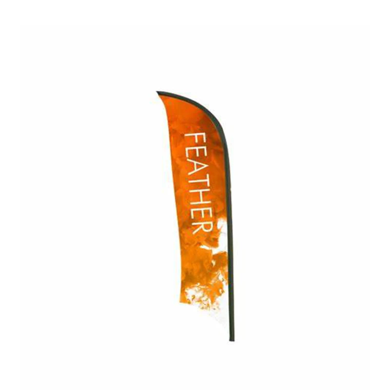 double sided advertising beach feather sign banner personalized promotional marketing exhibition beach flag