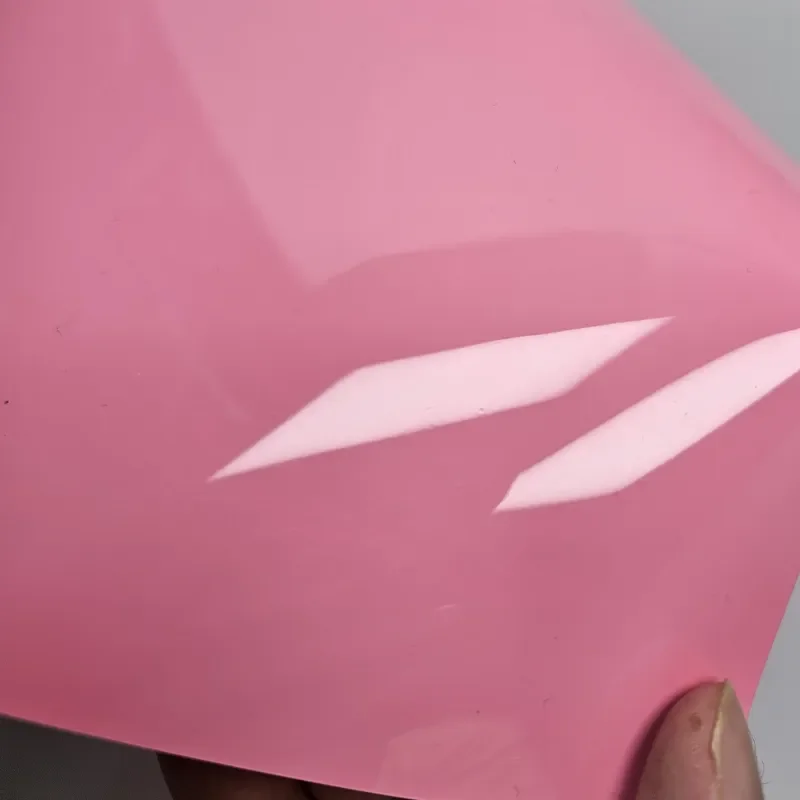 Premium car Hood Packaging Styling High gloss Pink sticker Automotive vinyl sticker Gloss Colored vinyl film sticker