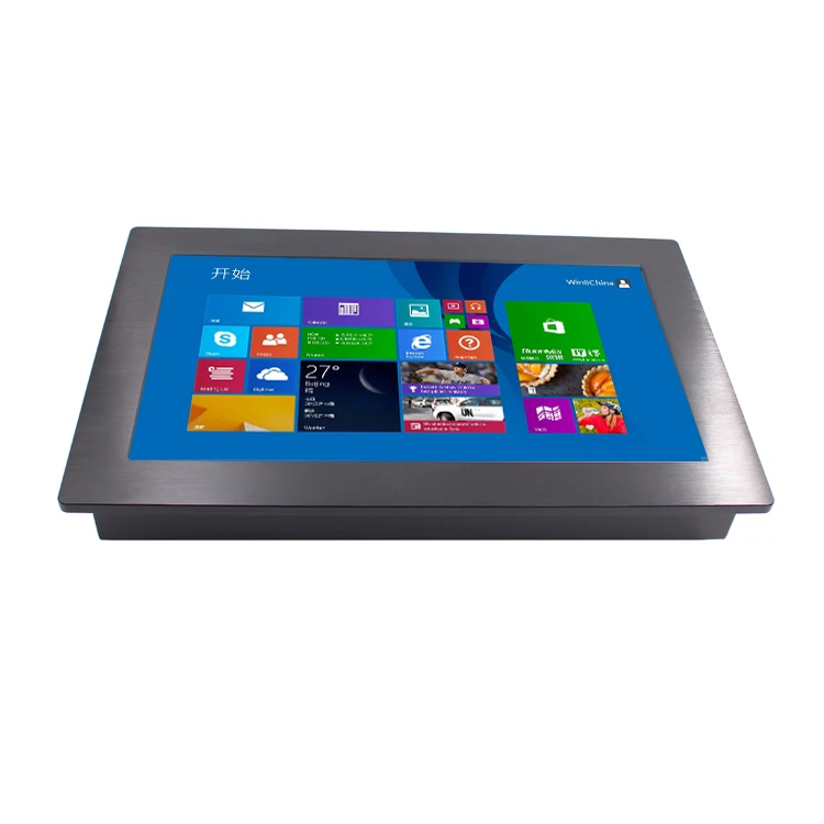 15.6' 17.3' Touch Panel Pc 1920*1080 AIO Pc Aluminum Case Full Waterproof Industrial Marin Computer
