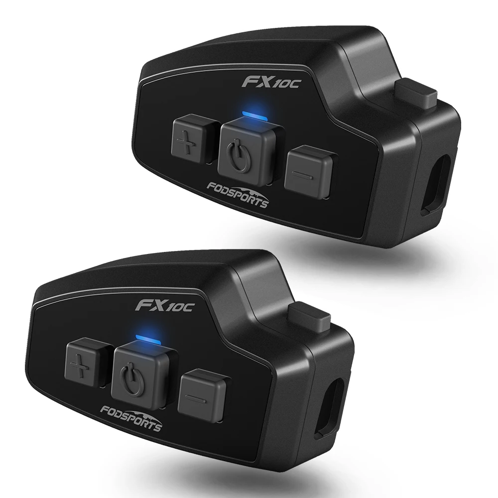 Fodsports FX10C interphone MESH intercom MOTO helmet full duplex fm radio headset helmet bluetooth intercom motorcycle