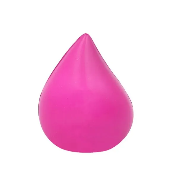 customized logo promotion Release Pressure anti PU ball drop shape fidget Stress Ball