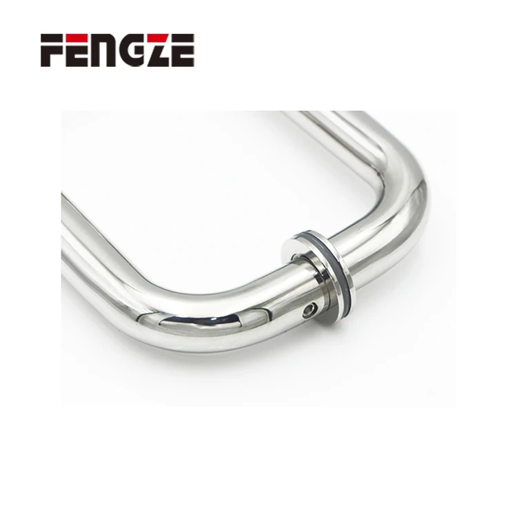 FENGZE Manufacture Glass Door Handle Stainless Steel Pull Handle Door Sliding Glass Shower Door Handle