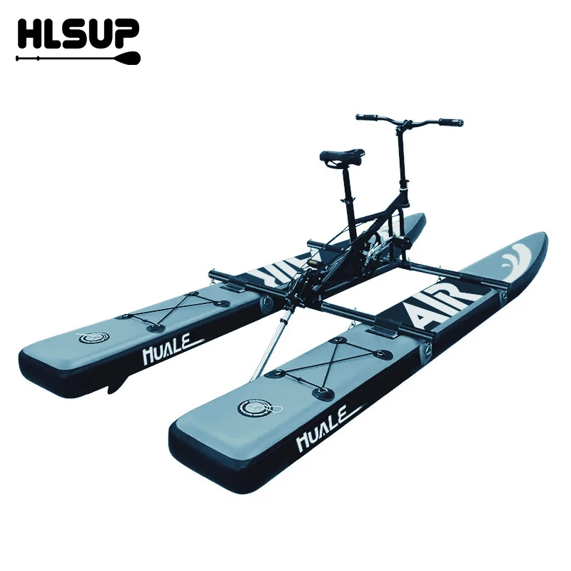 High Quality Sea Water Bike Lake Pedal Bicycle cycle Pedal Boat inflatable floating water bike