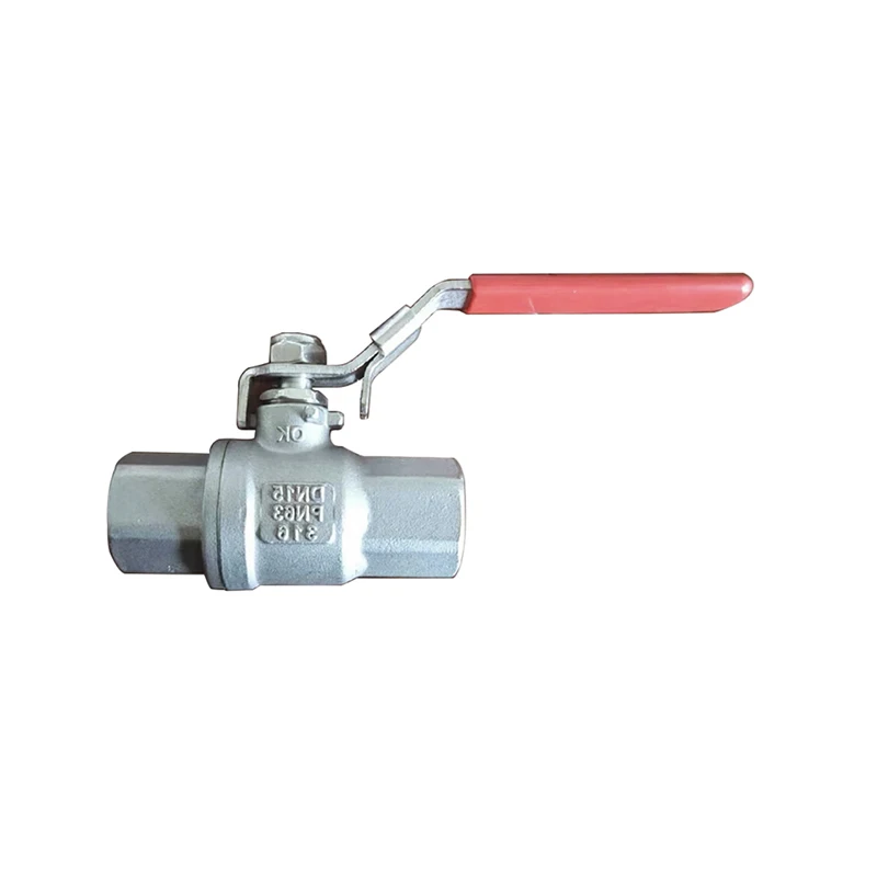 Factory Direct Sales Ball Valve Stainless Steel Two-Piece German Standard Lock Ball Valve For High Pressure