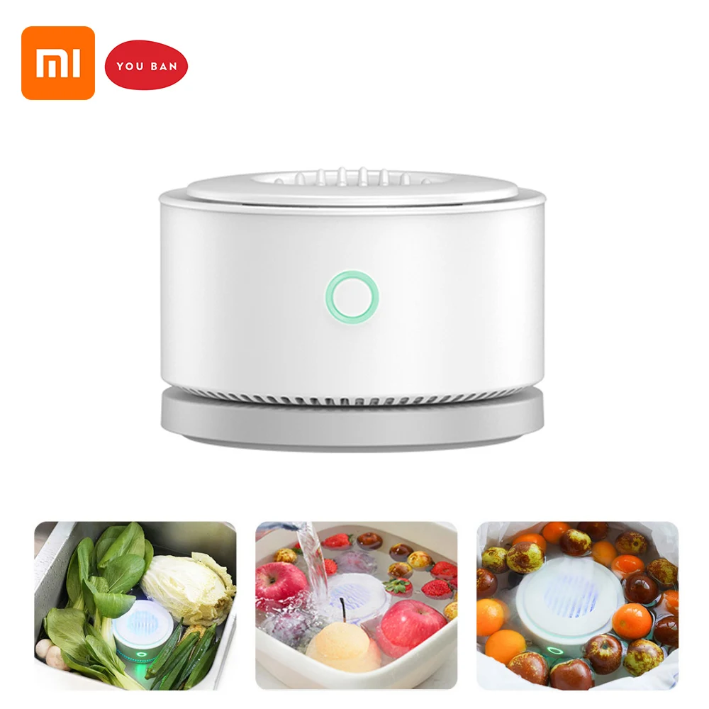 
Xiaomi Fruit Vegetable Purifier For Sterilize Disinfection Remove Pesticide Kitchen Portable Vegetables Food Sterilizer 