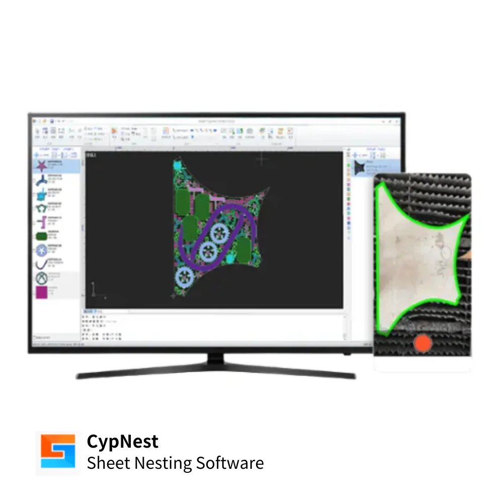 Raysoar BOCHU CypNest Sheet Nesting Software Laser Cutting Control System For  Laser Cutting Machine