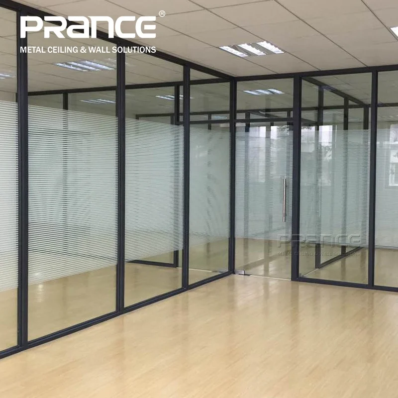 High quality popular office glass wall partition