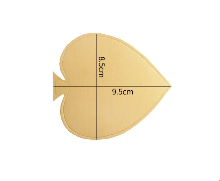Лидер продаж 2021, подставка для торта в форме сердца, 1 мм, бумажная подставка для мусса, устойчивая к смазке мини-подставка для торта